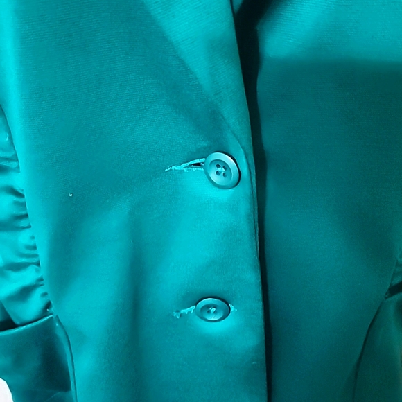 **SOLD** "CATO" EMERALD GREEN JACKET SZ 22/24W - Picture 3 of 10